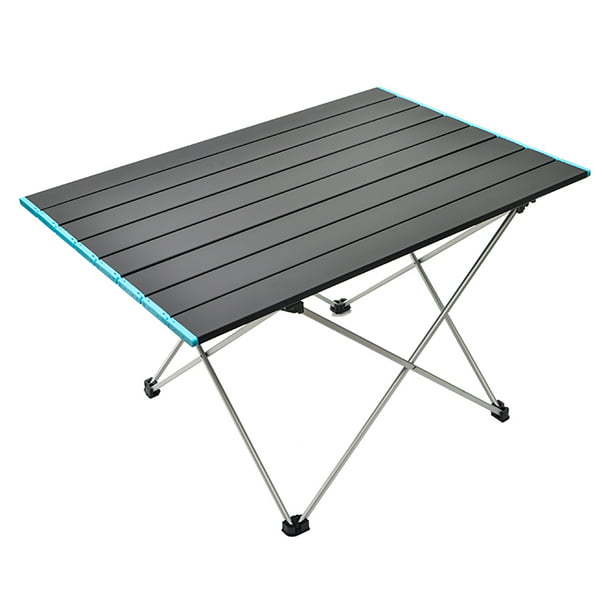 Aluminium Folding Portable Camping Picnic Kitchen Small Dining Table Bed Tray UK